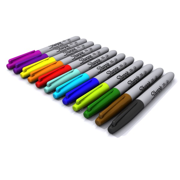 sharpie markers 3d max - Sharpie by BiernisJC